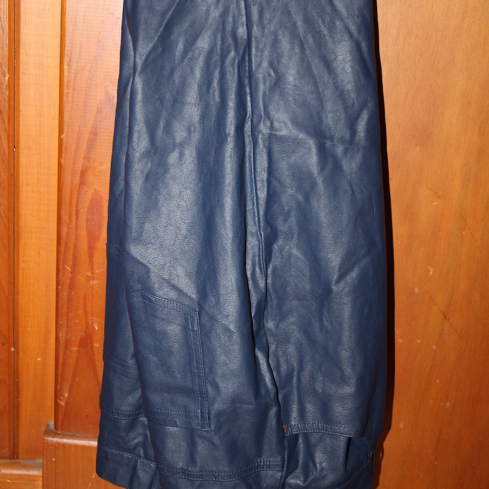 Diane Gilman Ladies Pleather Jeans Size 8 look new